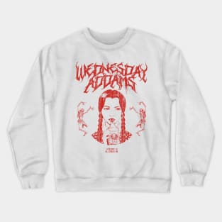 Wednesda Addams Metal Crewneck Sweatshirt